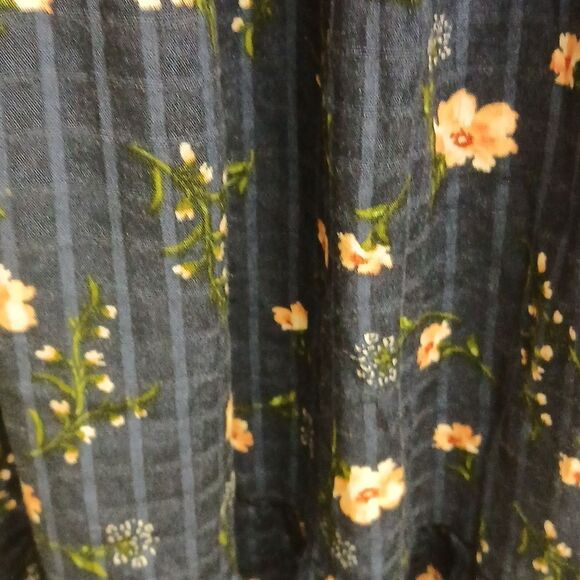 OLD NAVY Womens Summer Dress, Blue/Pink Floral, On/Off Shoulder, Size S - Picture 2 of 10